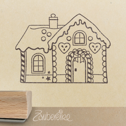 Motivstempel - Lebkuchenhaus Motivstempel - Lebkuchenhaus