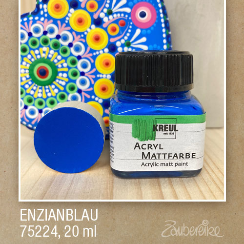 24 Enzianblau - Kreul Acryl Mattfarbe, 20 ml