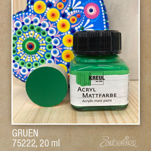 22 Grün - Kreul Acryl Mattfarbe, 20 ml