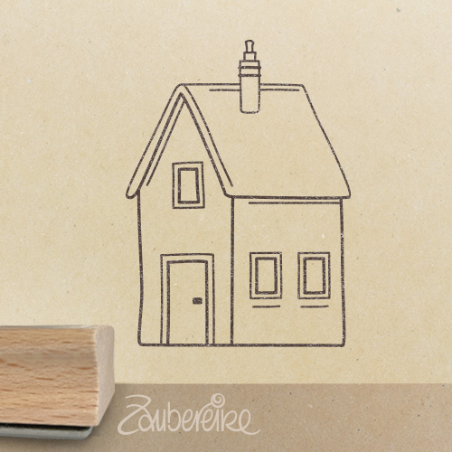 Motivstempel - Haus (Hausecke)