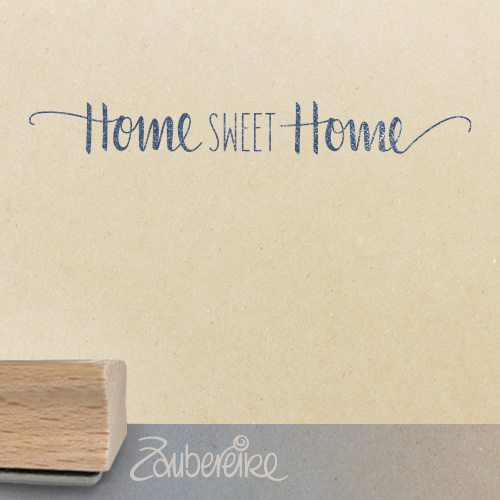 Textstempel - Home sweet Home