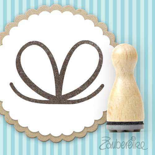Ministempel feines Schleifchen