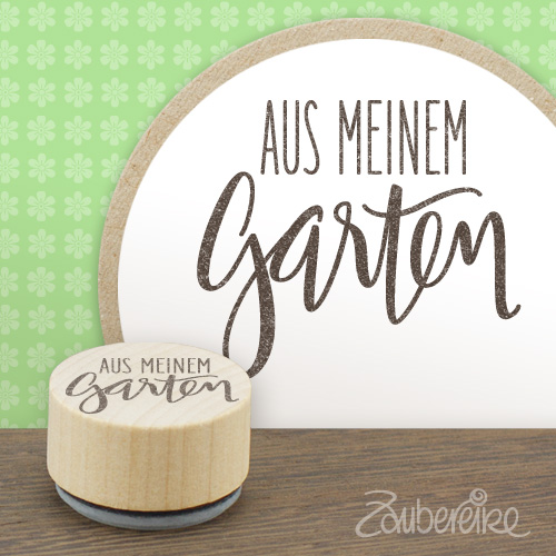 Midistempel "Aus meinem Garten"