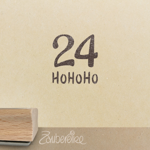 Textstempel - 24 HoHoHo