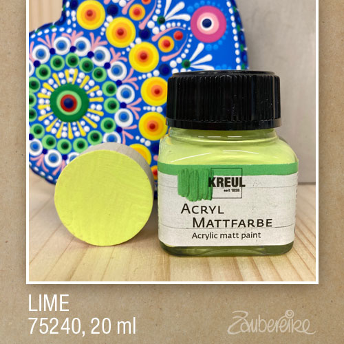 40 Lime - Kreul Acryl Mattfarbe, 20 ml