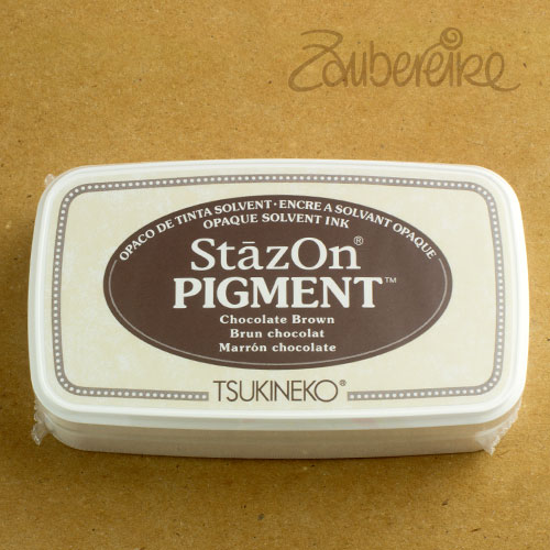 StazOn Pigment – 041 Chocolate Brown – Permanent-Stempelkissen