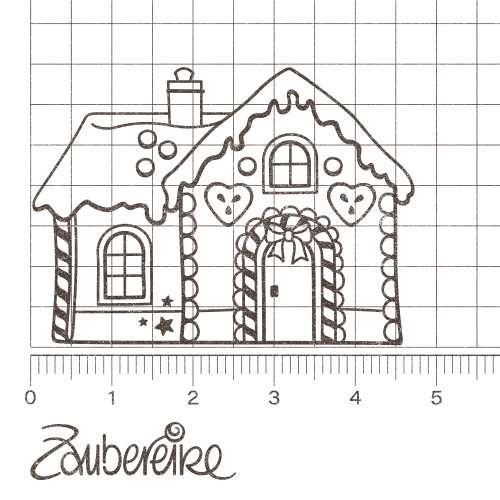 Motivstempel - Lebkuchenhaus