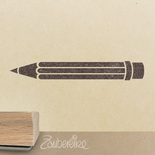 Motivstempel - Bleistift 