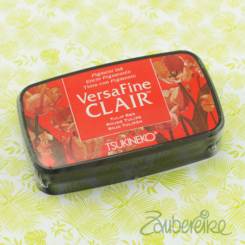 VersaFine Clair - 702 Tulip Red - Pigment-Stempelkissen (auf Ölbasis)