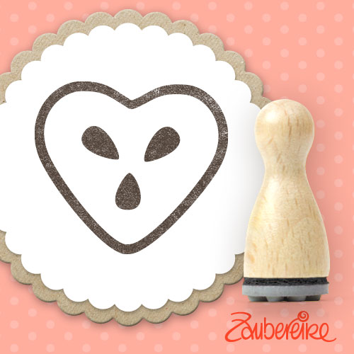 Ministempel Lebkuchenherz