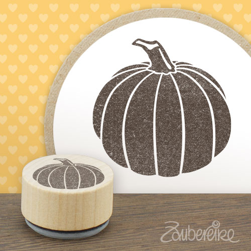 Midistempel runder Kürbis