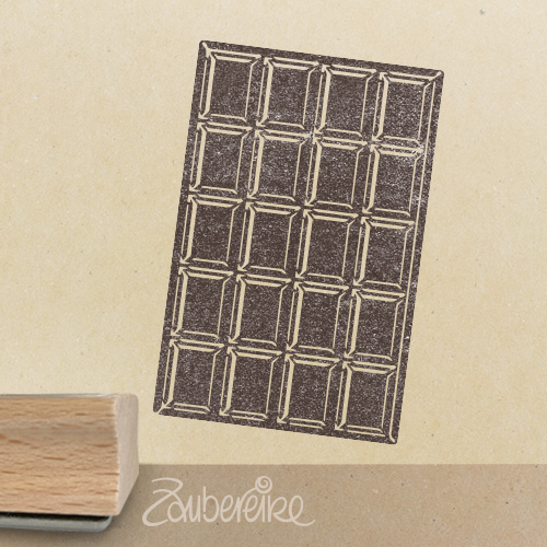 Motivstempel - Schokoladentafel
