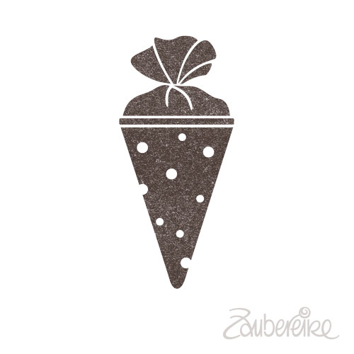 Midistempel-Motiv Schultüte