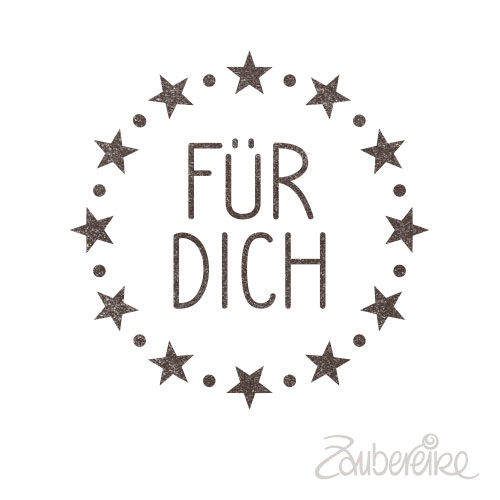 Midistempel "FÜR DICH"