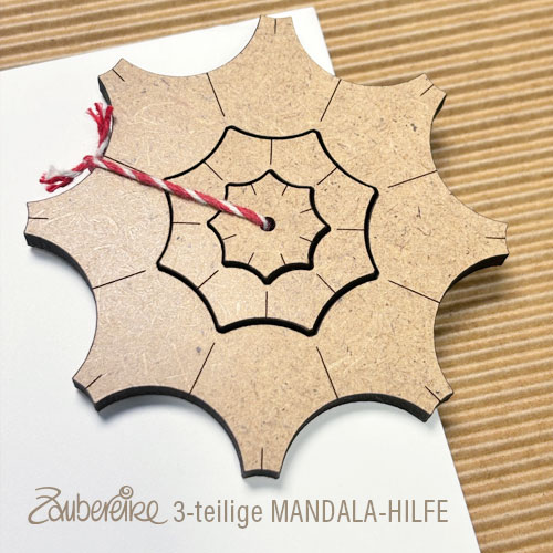 Mandala-Hilfe 3-teilig (für Mini- und Midistempel)