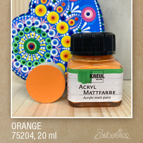 04 Orange - Kreul Acryl Mattfarbe, 20 ml