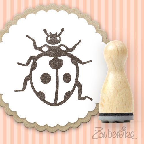 Ministempel Marienkäfer