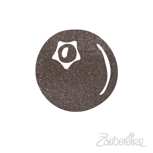 Ministempel Heidelbeere