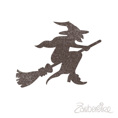 Ministempel Hexe