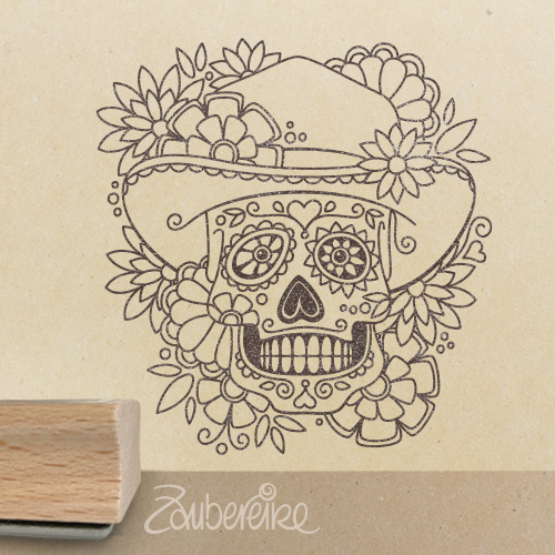 Motivstempel - Dia de los muertos