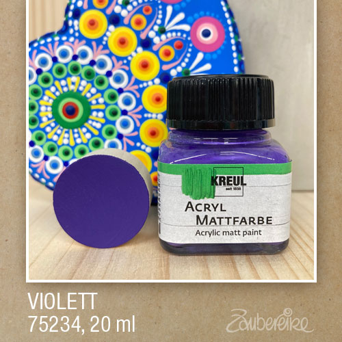34 Violett - Kreul Acryl Mattfarbe, 20 ml
