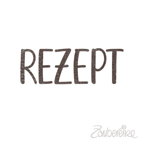 Midistempel "Rezept"