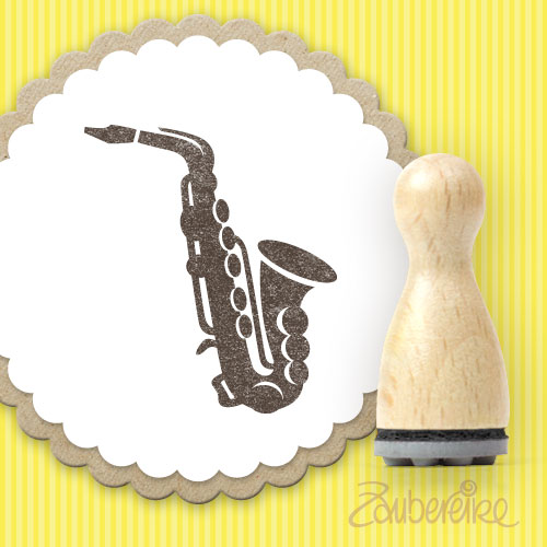 Ministempel Saxophon