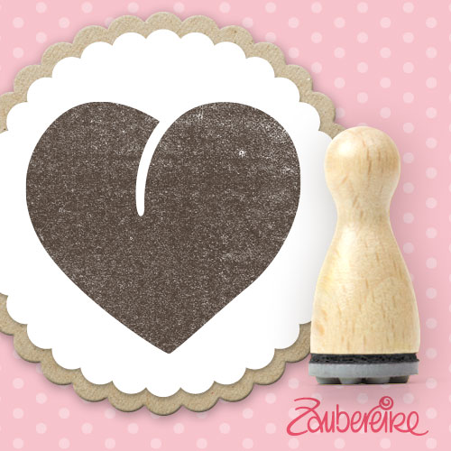 Ministempel dickes Herz