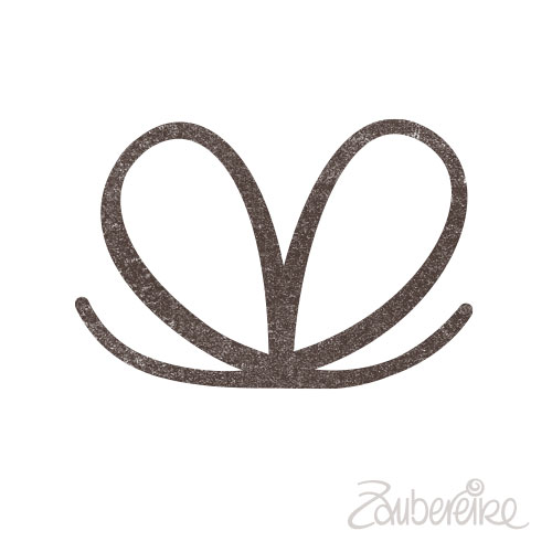 Ministempel feines Schleifchen