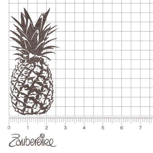 Motivstempel - Ananas
