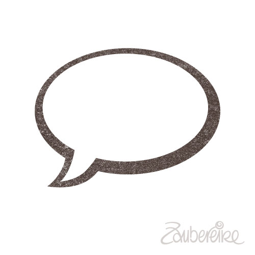 Ministempel Sprechblase