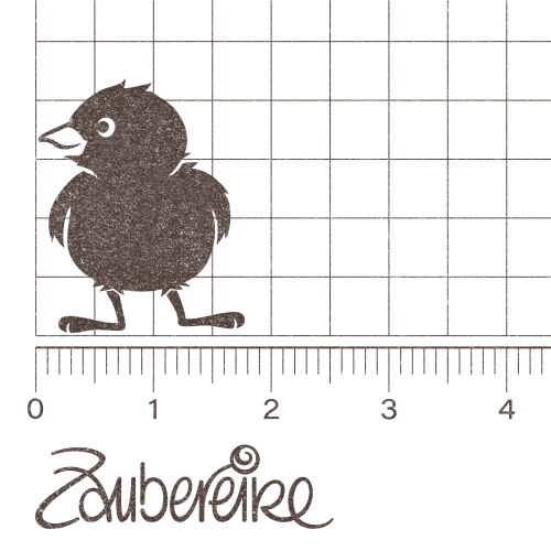 Motivstempel - Küken (schaut nach links)