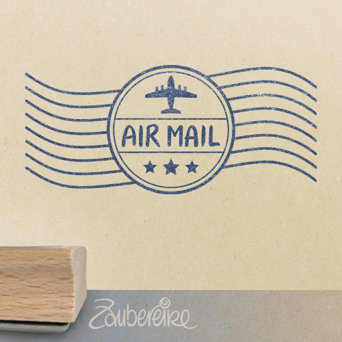Air-Mail-Stempel für DIY-Briefmarken