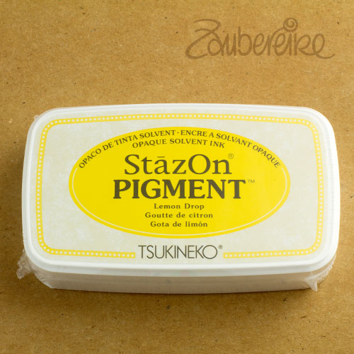 StazOn Pigment – 091 Lemon Drop – Permanent-Stempelkissen