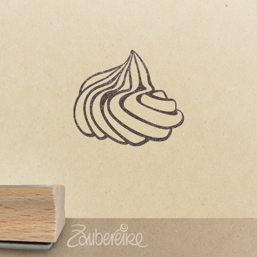 Motivstempel - Sahnahäubchen