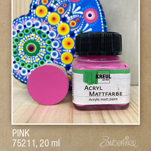 11 Pink - Kreul Acryl Mattfarbe, 20 ml