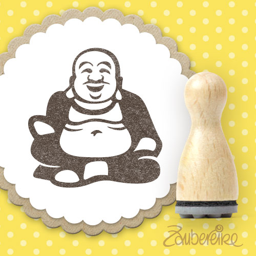 Ministempel lachender Buddha