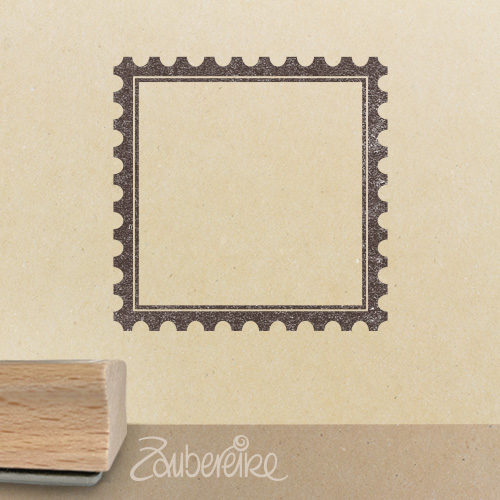 Motivstempel - Großer Briefmarkenrand