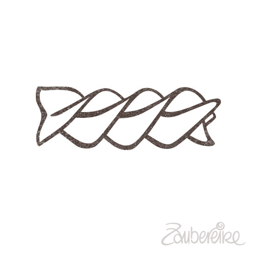 Midistempel "Nudel" (Fusilli)