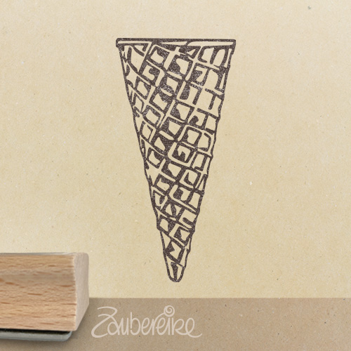 Motivstempel - Eiswaffel