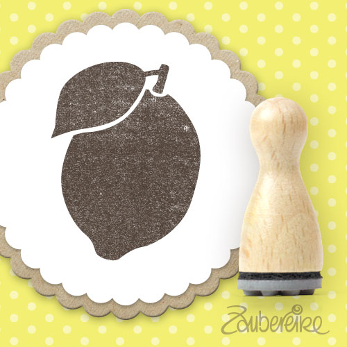 Ministempel Zitrone