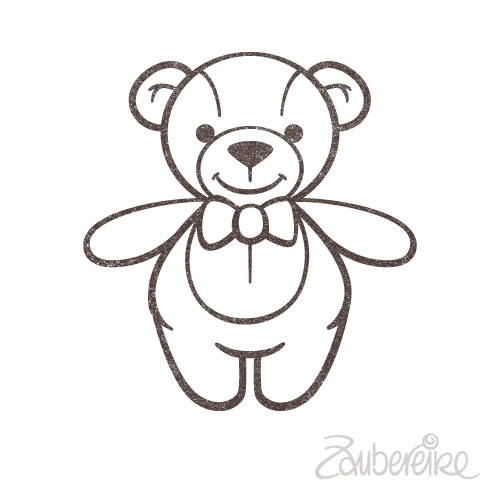 Midistempel Thaddäus Teddy