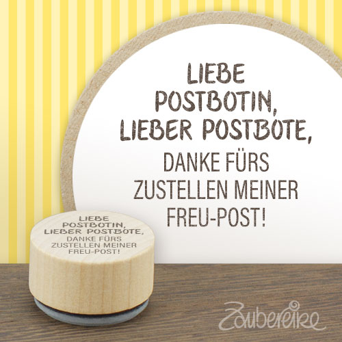 Midistempel "Danke Postbote"