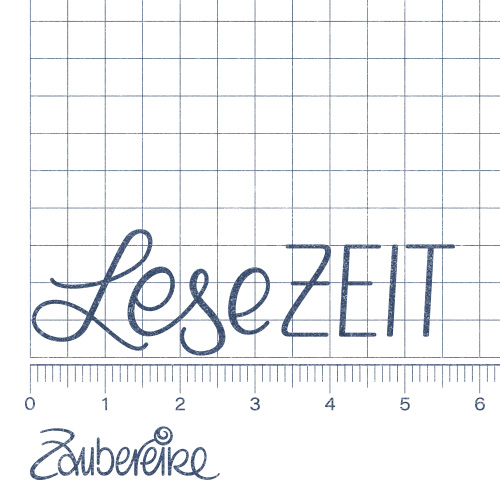 Textstempel "Lesezeit"
