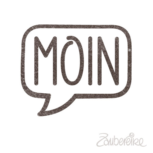 Midistempel "Moin"
