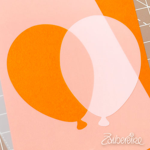 Luftballonschablone