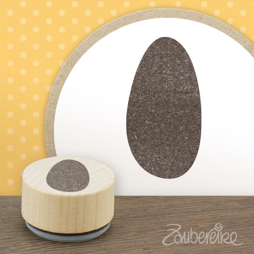 Midistempel schiefes Oval