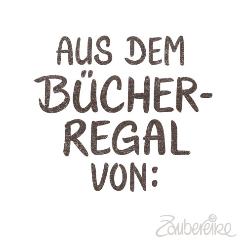 Midi-Textstempel "Aus dem Bücherregal von:"