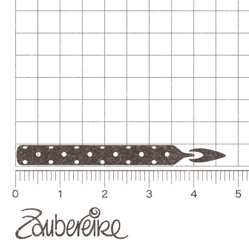 Motivstempel - Tortenkerze mit Pünktchen
