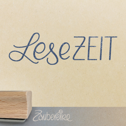 Textstempel "Lesezeit"